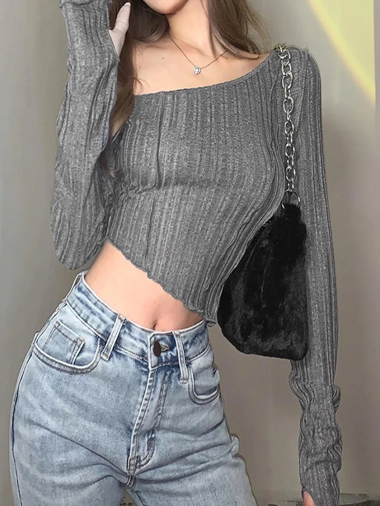 Classic Retro AllMatch Strapless Beveled Solid Color Transparent Strip Loose Elastic Slim Womens Short Top w250729