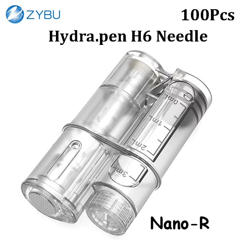 Derma Pen H6 Cartridge 18 42 36 Pin Needle Nano-HR HS Silicon MTS Nano-HS Tips Work for Hydra.Pen H6 Skin Care Device Dermapen Meso Therapy Replacemen