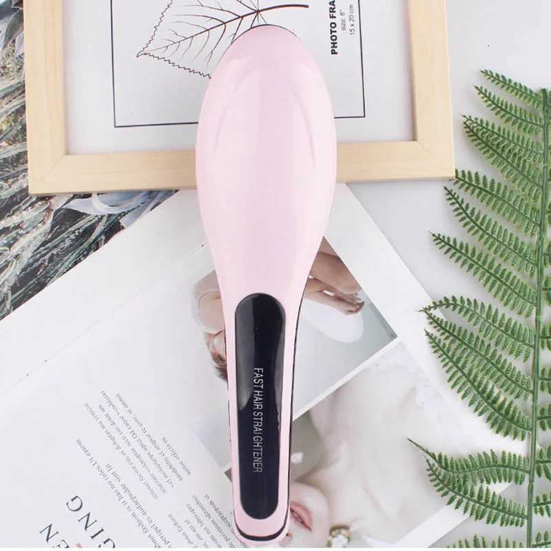 906 Straight Hair Comb Hair Straightener Does Not Hurt The Hair Ceramic Electric Splint Straight Hair Hairdressing Comb W250814