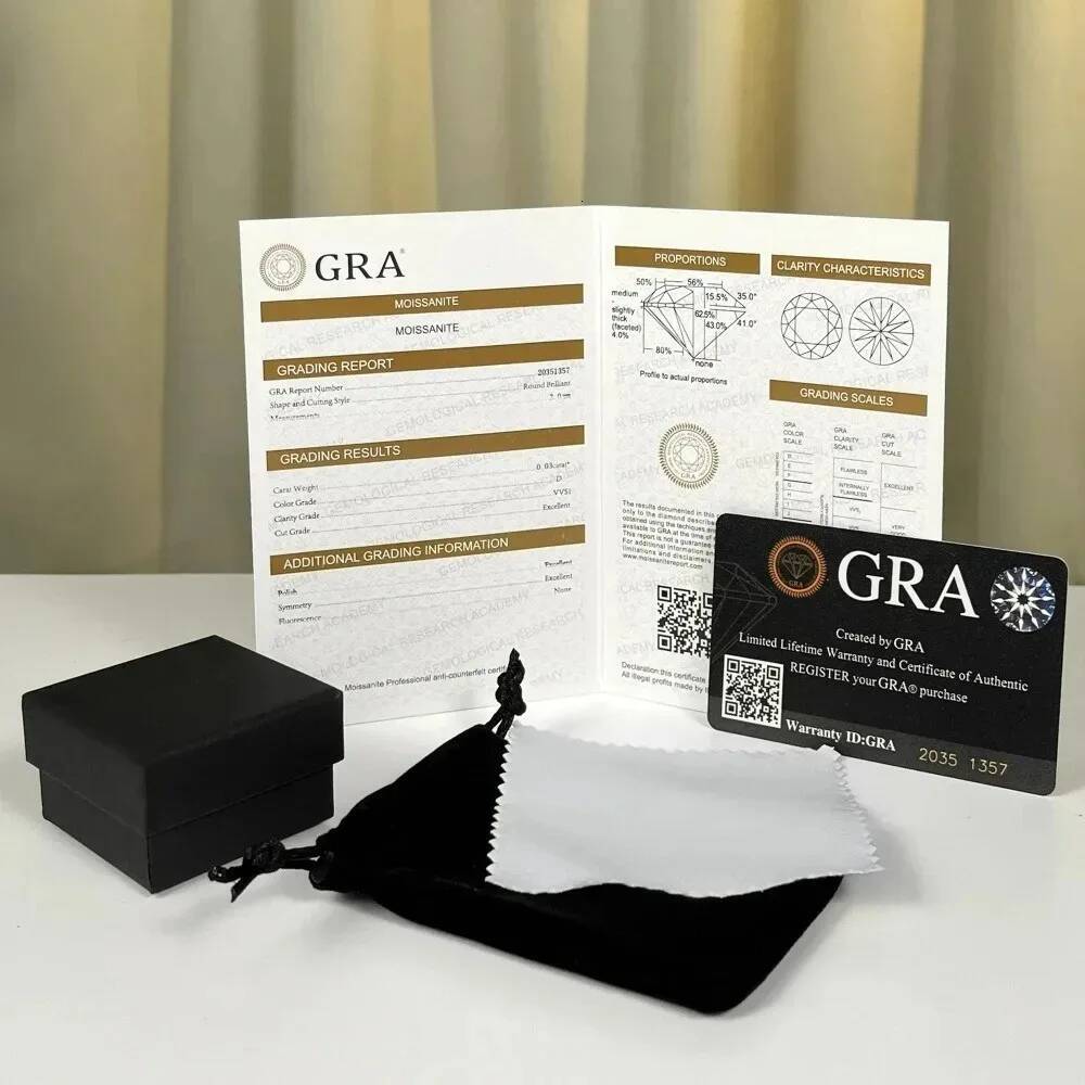 NKHOG Full Moissanite Bridal Ring For Women 100% S925 Silver Eternity Wedding Diamond Band 18K Plated Fine Jewelry GRA Certified