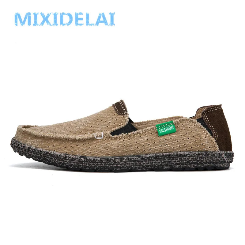 Men Canvas Shoes Fashion Men Casual Shoes Comfortable Breathable Men Loafers Outdoor Slip On Shoes For Male Chaussure Homme 250809