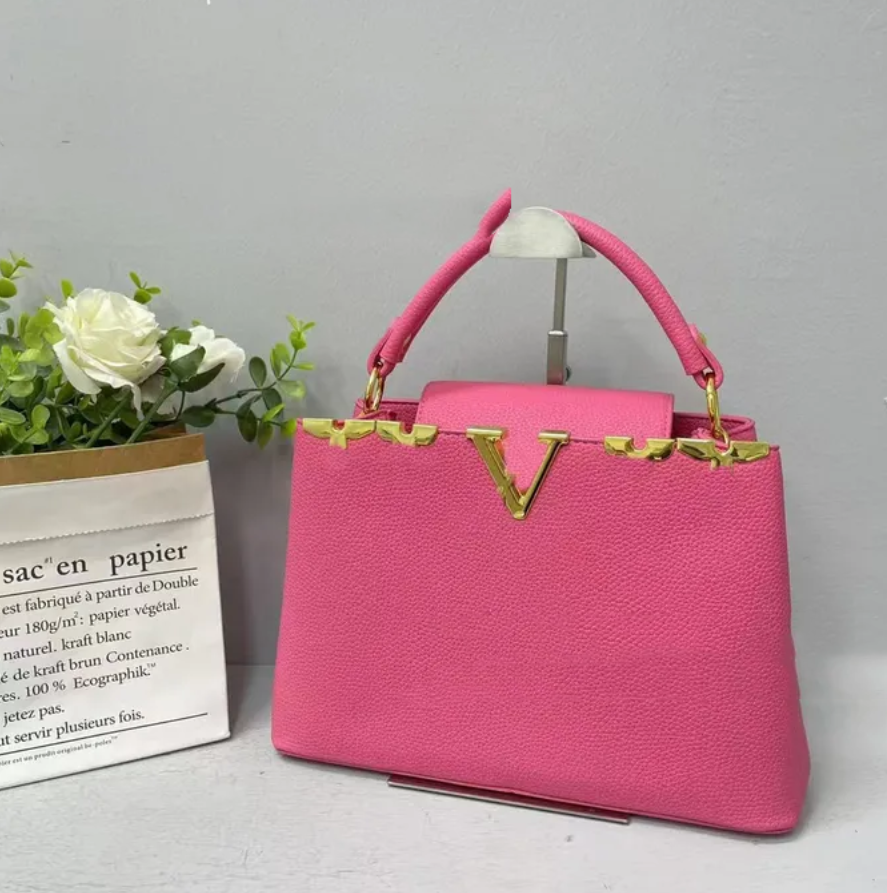 2025Vintage Revival Crossbody Bag - Structured Boston Purse with Adjustable Chain, Retr Print Bag