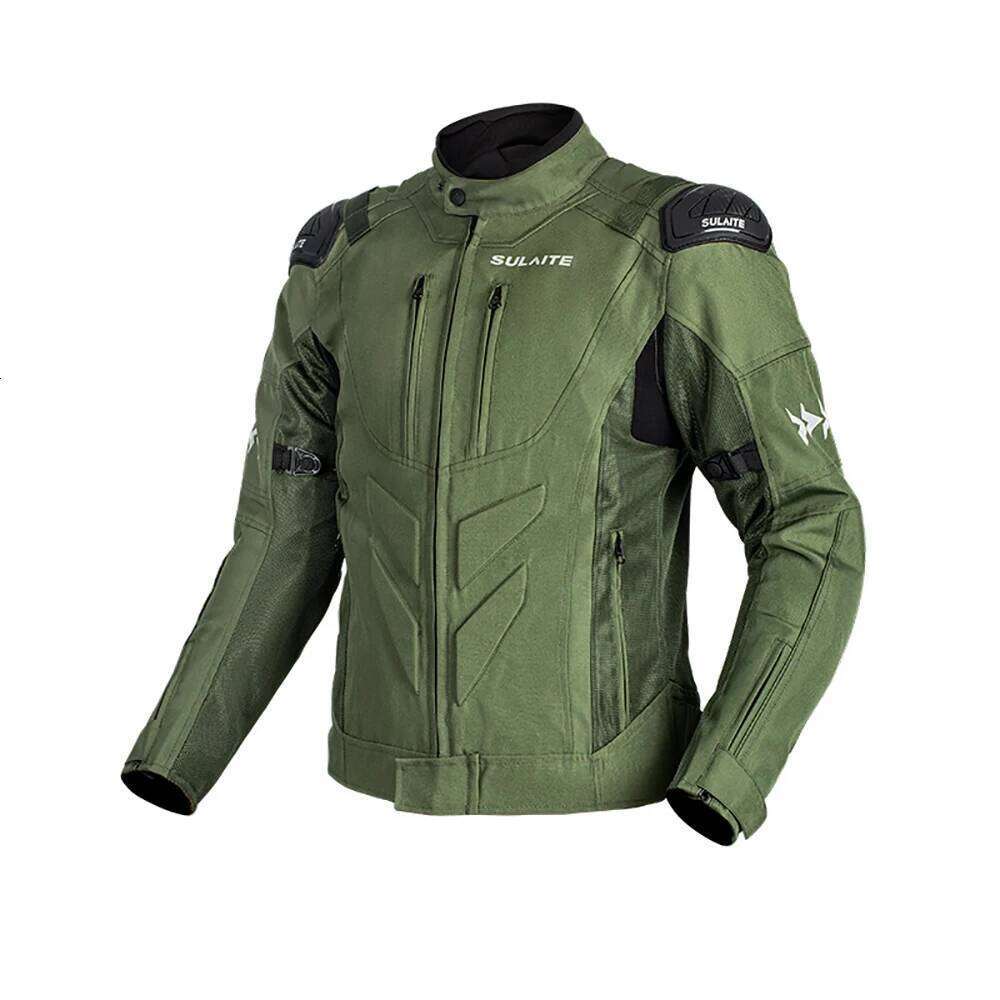 Designer Clothing 2025 SULAITE Summer Breathable Jacket Road Racing Clothing Motorcycle Equipment Built-In Chest Protection New