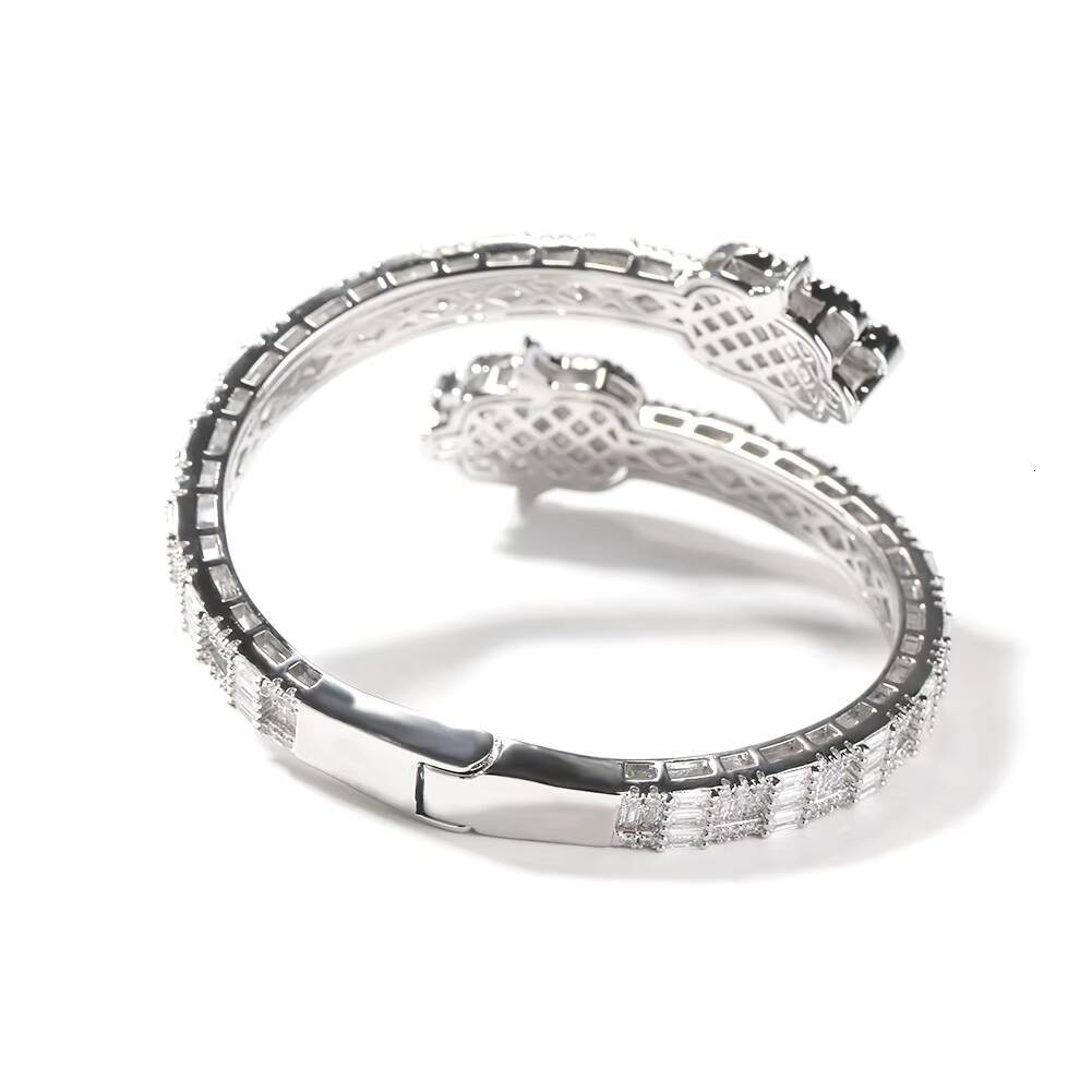 Cross-Border Fashion Fatima Hand Men's Personalized Zircon Palm Bracelet Hip-Hop New Style Jewelry