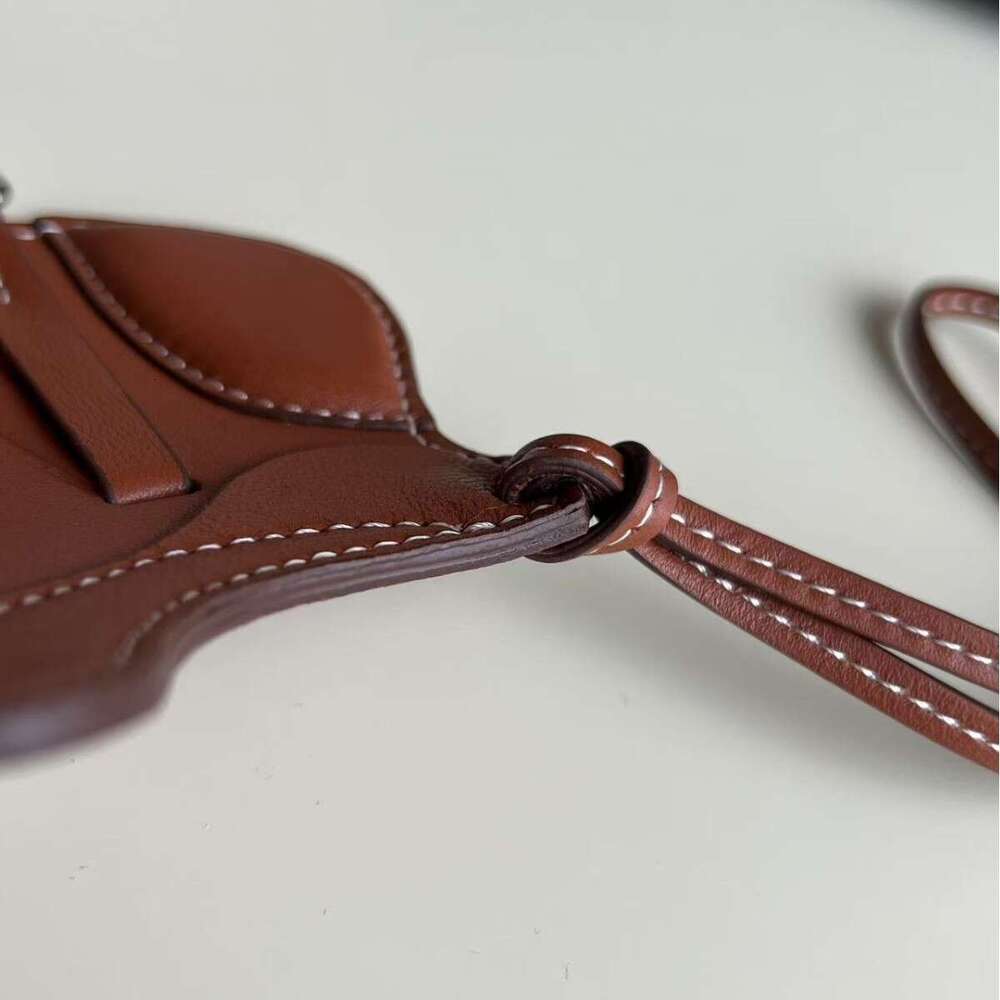 Designer Bag charms Lambskin Saddle Bag Charm Fashionable and High-end Genuine Leather Pendant Handmade Accessory