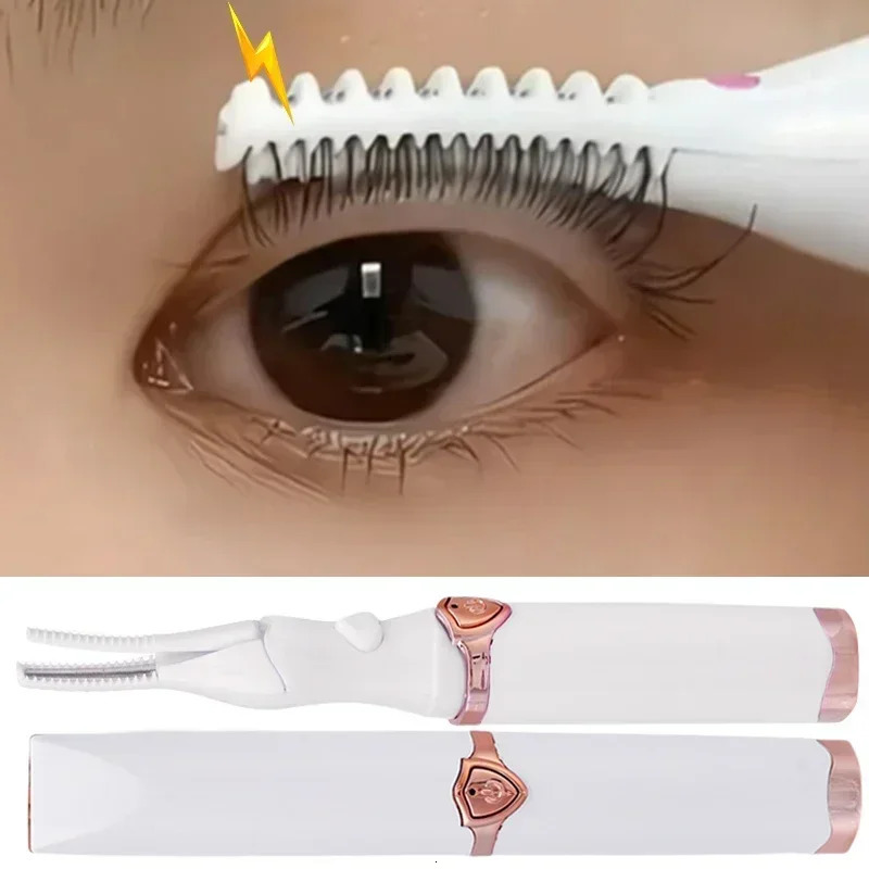 USB Electric Eyelash Curler Intelligent Temperature Control Heated Eyelashes Charging Naturally Lasting Curled Lash Makeup Tools 250813