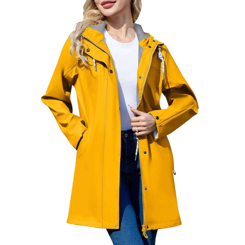 Outdoor Ride A Bike Mountaineering Jackets Women Rain Coat Long Jacket Waterproof Raincoats Feminina Gifts