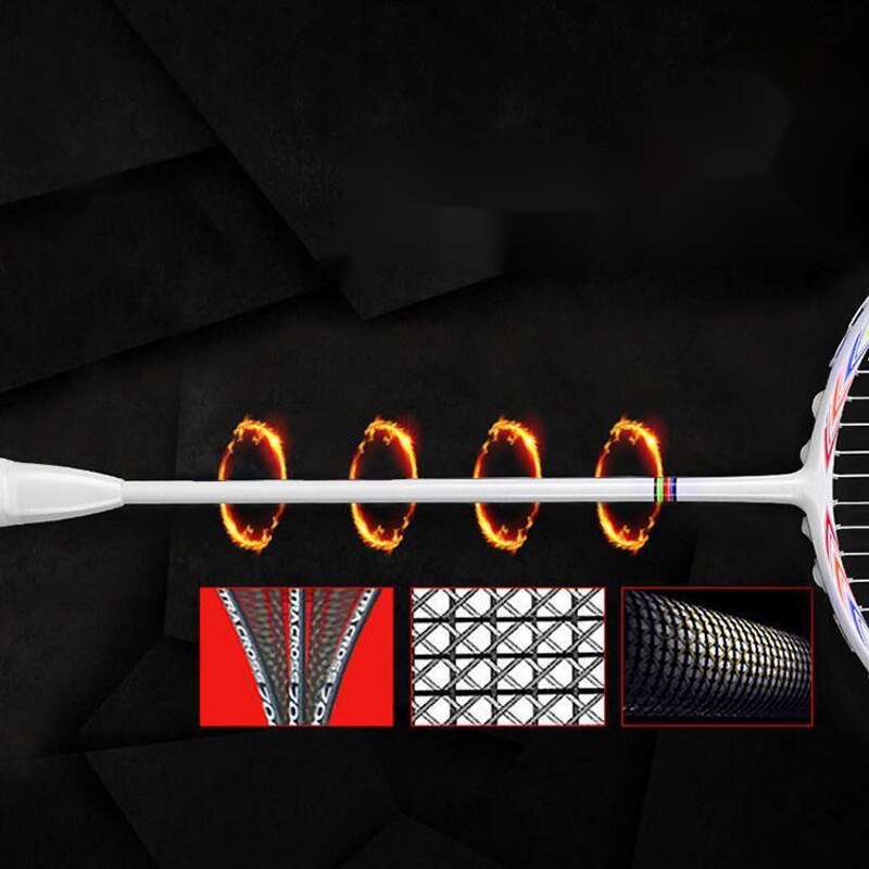 Feather Made Of All Carbon, Ultra Light And Durable, Beginner Training Single Racket, High Elasticity Adult Racket