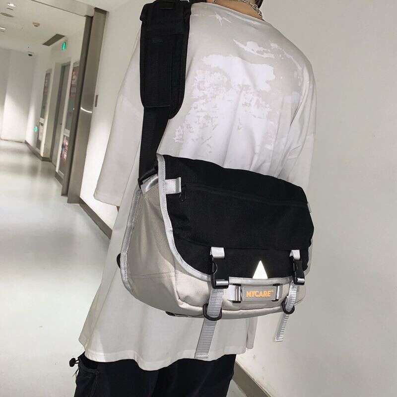 Crossbody For Men Unique New Korean Style Fashionable Trendy Casual Shoulder Bag, Functional Messenger Bag