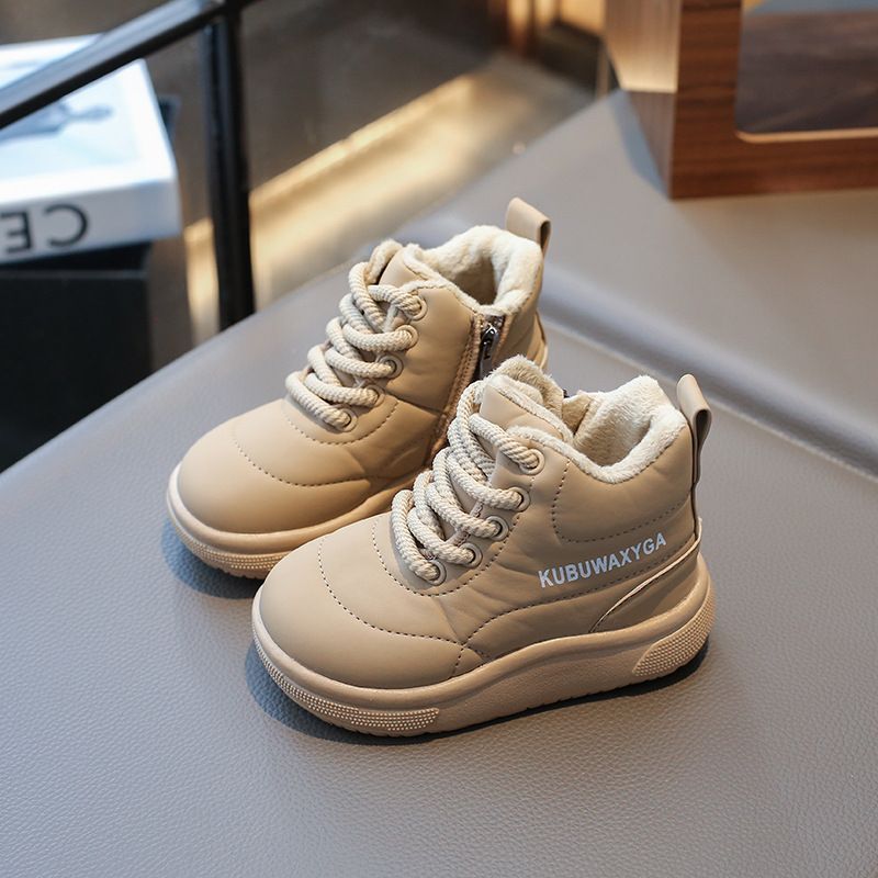 Fashion Children Snow Boots Youth Warm Thick Bottom Girls Cotton Boots Toddler Winter New Non-slip Boys Casual Shoes Comfortable Kid's Boot Sizes