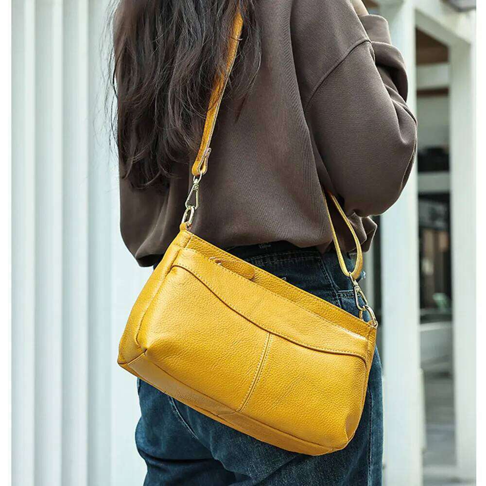 Designer Luxury Genuine Leather Women S High Quality Crossbody Bag Trendy Designer Cowhide Female Shoulder Bags