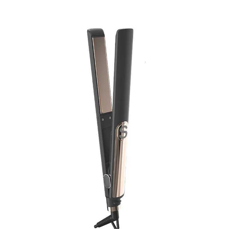 Professional Salon Flat Iron 2 in 1 Straightening Curling Iron and Straight Ceramic Hair Straightener W250814