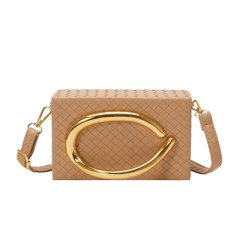 Luxury Brand Designer Bag European And American Fashion Women's Bag Small Square Bag 2025 New Single Shoulder Bag Trendy Chain Bag Trendy Metal D