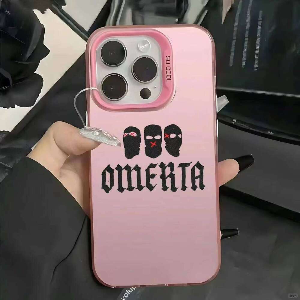 Fashion Designer forPhone Xs Xr 7 8 11 12 13 Mini 14 15 16 Pro Max Coque Omerta Phone Case