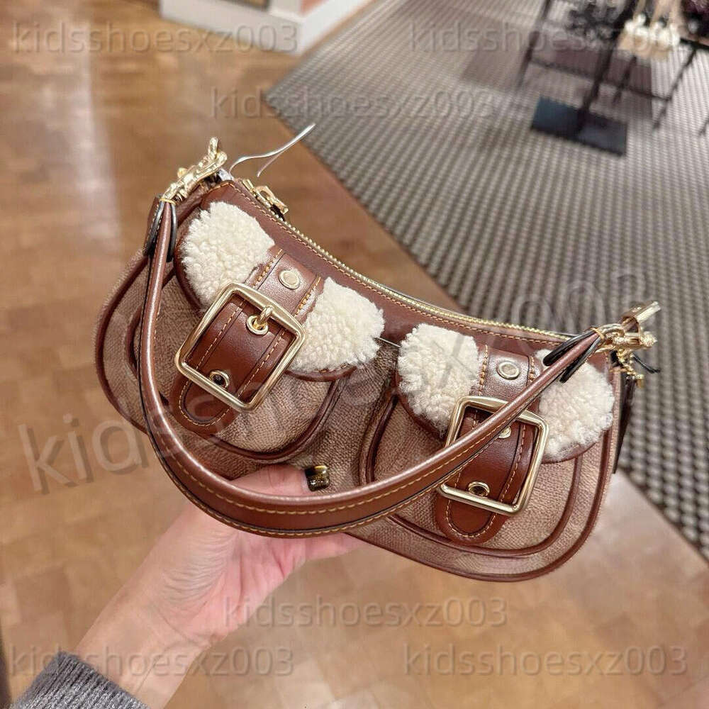 Ashton Bag Designer Bag City Tabby Luxury SOHO Vintage Underarm Retro Autumn Bag Baguette Motorcycle Women Single Shoulder Crossbody Mahjong