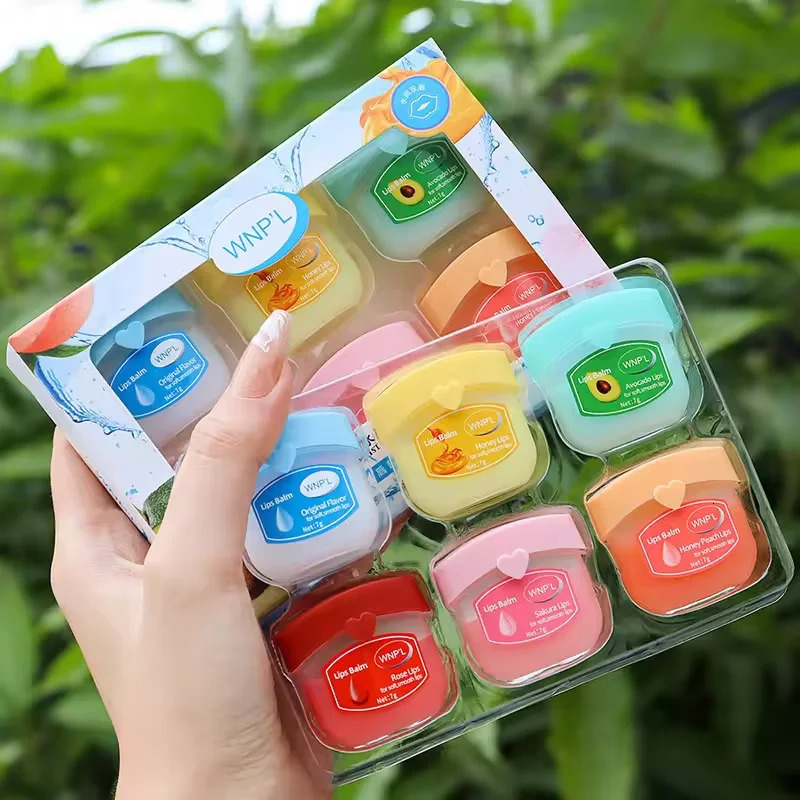 468pcs Fruit Series Lip Balm Set Refreshing Non-sticky -Cracked Lip Mask Vaseline for Lips Makeup 250813