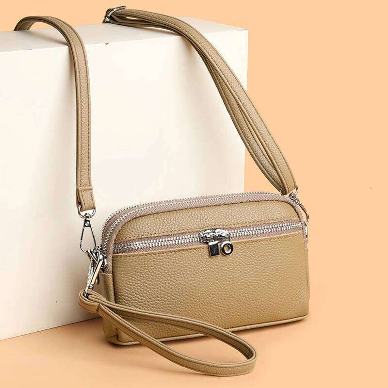 High Quality Cow Handbag Women Genuine Leather Shoulder Crossbody Bag Female New Ladies Daily Purse Sac