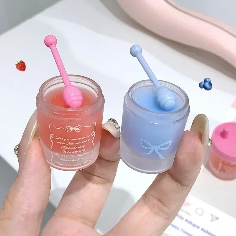 Blueberry Juice Solid Lip Mask Nourishing LipBalm Lasting Hydrating Jelly Lipstick Water Light Gloss Lip Glaze Tint 250813