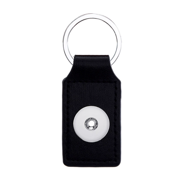 Keychains & Lanyards Noosa Pu Leather 18Mm Square Snap Button Key Rings Keychain Fit Diy Ginger Snaps Keyrings Jewelry Drop Delivery Fashion Jewelry f