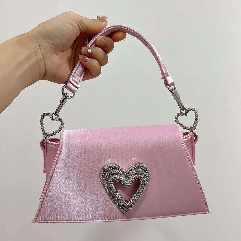 party fairy love dia handbag retro satin shoulder underarm bag valentine new year