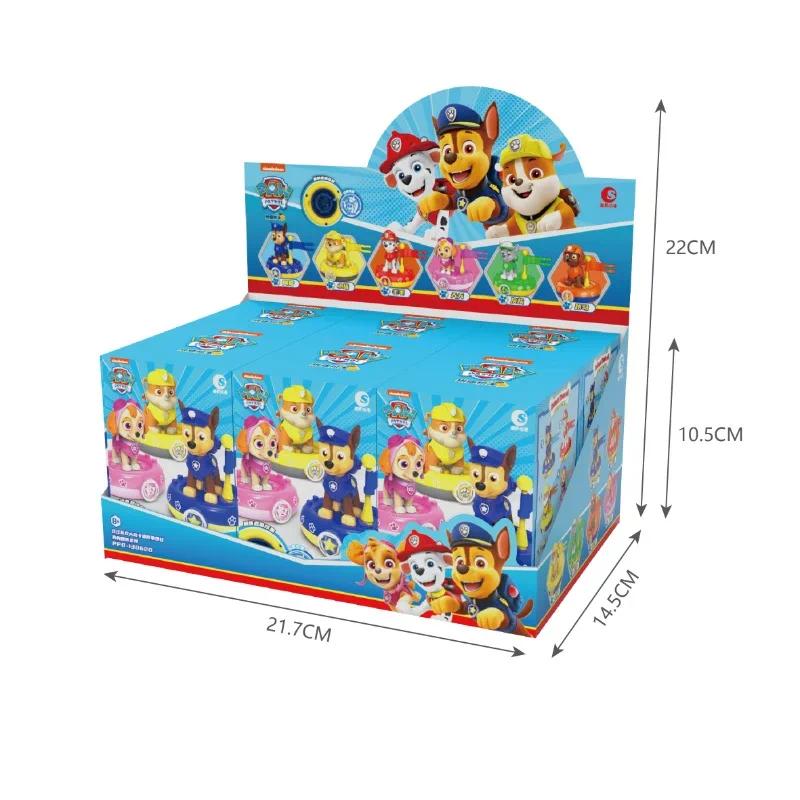 Kawaii Blind Box Authentic PAW PATROL Marshall Chase Skye Building Block Blind Box 6 Style Transformed Toys Children's Doll Gift
