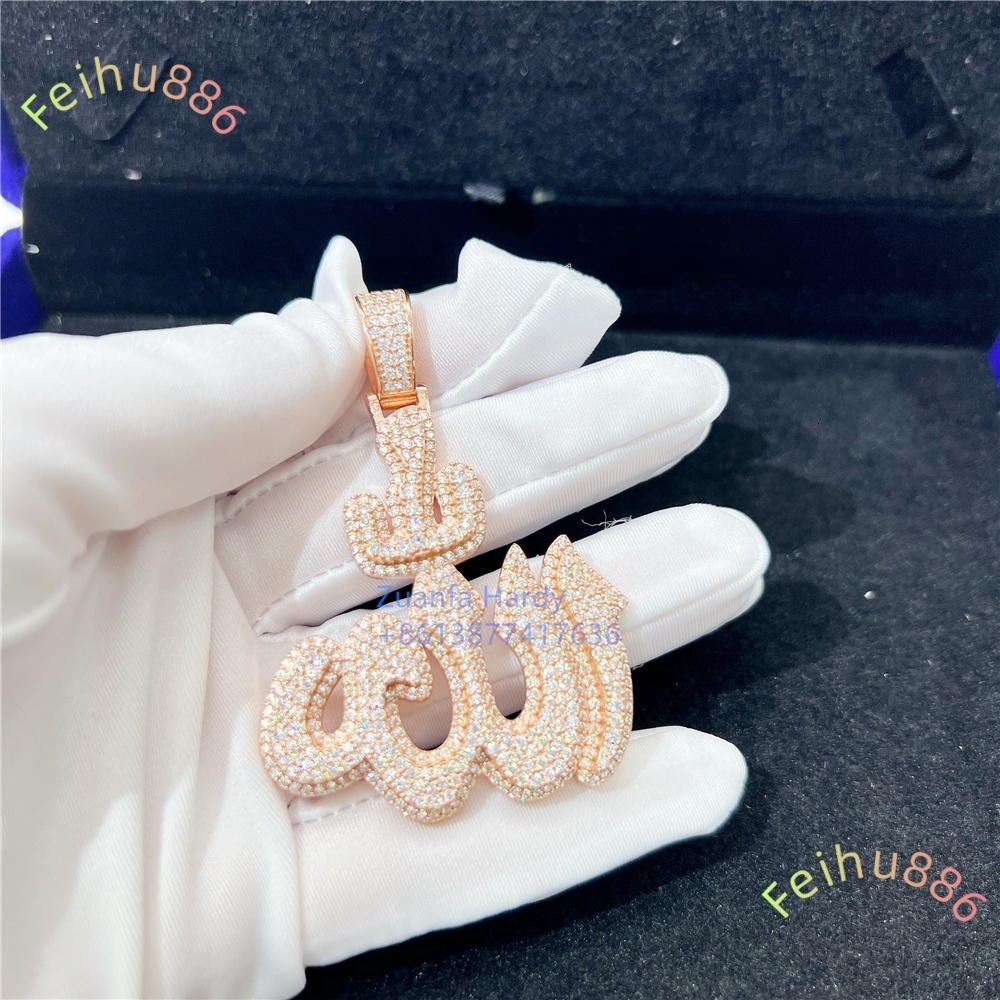 New Stock Pass Diamond Tester Hip Hop Jewelry S925 VVS Moissanite Diamond Iced Out Custom Moissanite Pendant