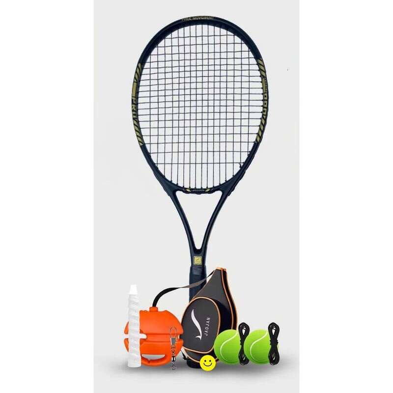 Trainer Outdoor With String Rebound Self-Practice Parent-Child Children's Single Player Tennis Racket Set