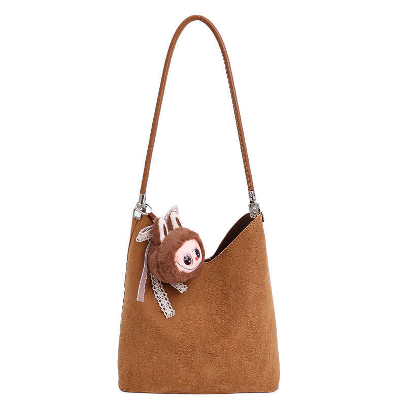 2025 New Trendy Large Capacity Bucket for Women, Fashionable Underarm Bag, Casual Shoulder Bag