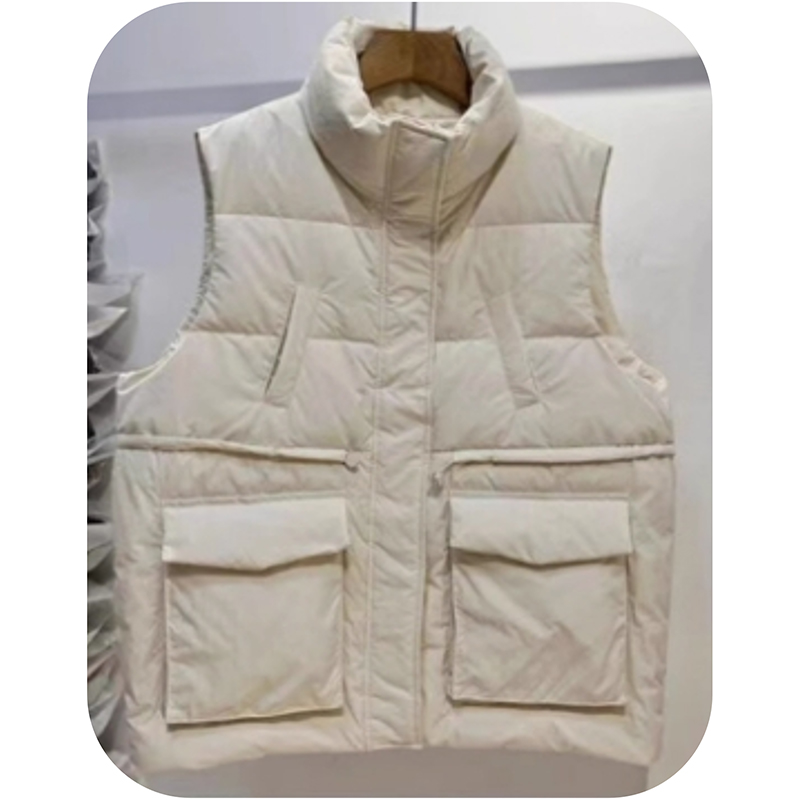 Korean version drawstring waist cinching slimming versatile mid length camisole jacket for women