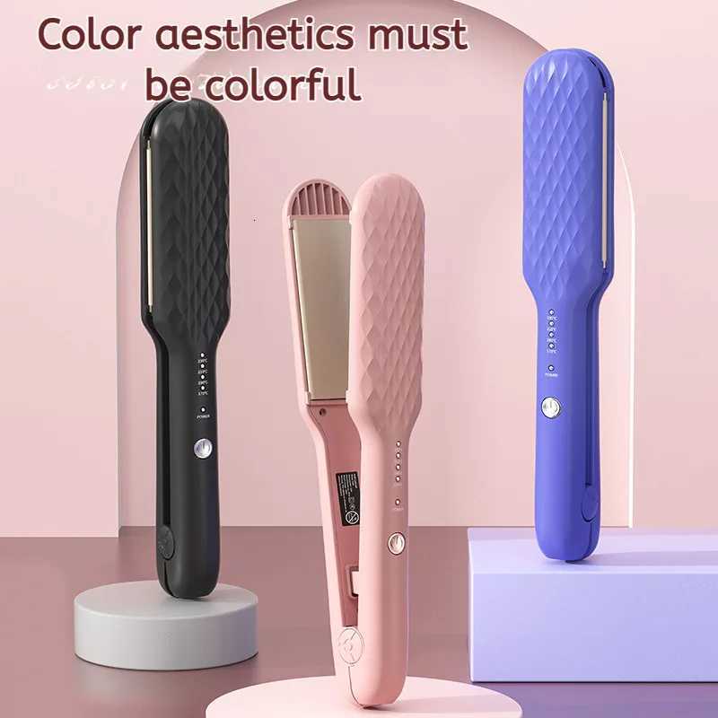 Hair Straightener Curler Fast Heating Portable Smart Temperature Control Hair Straightener 4 Levels Adjustable Temperature Mini W250814