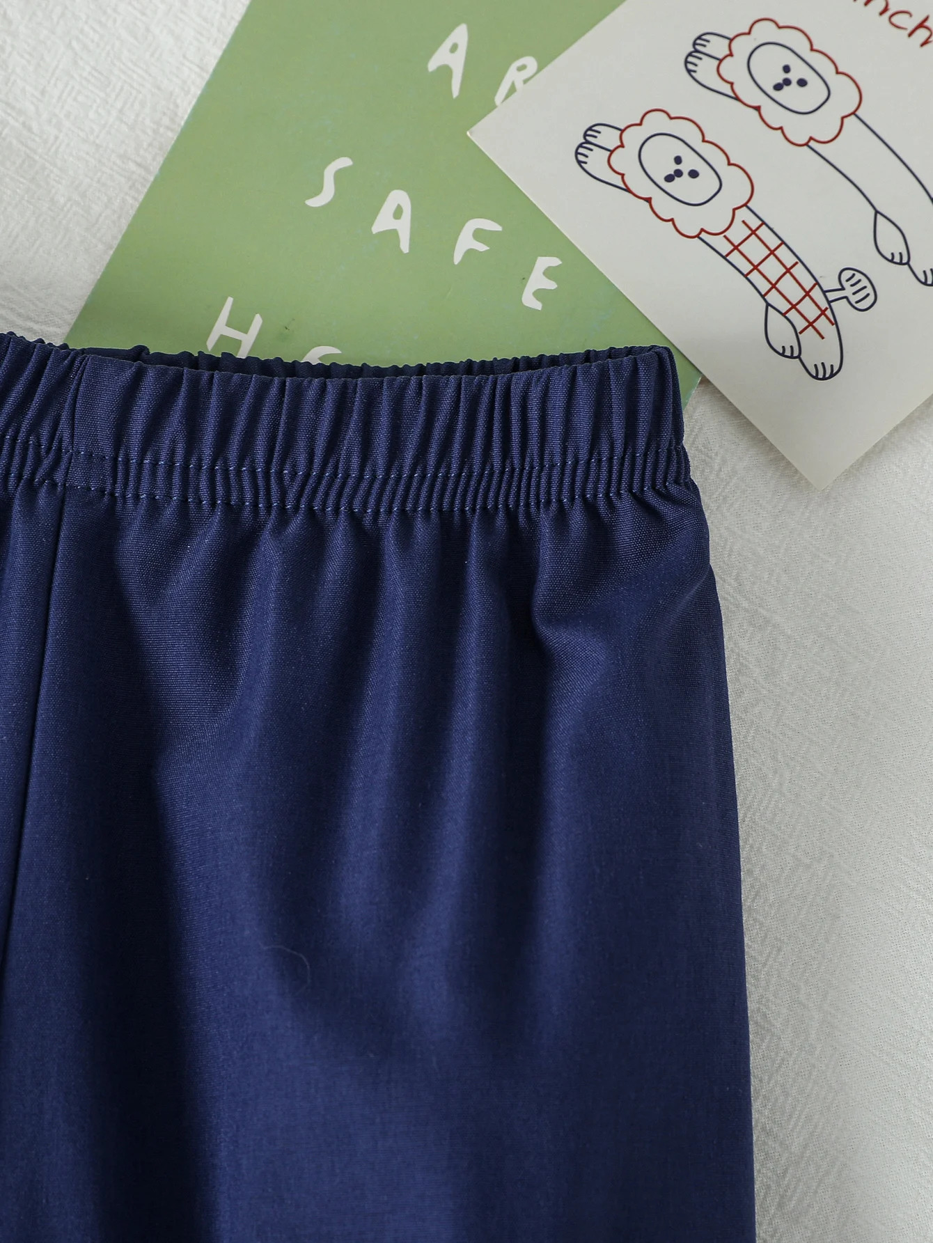 2Pcs Spring Autumn Baby Slolid Clothes Suit Children Boys Hooded Vest With Pocket Pants /Sets Kids Clothing Infant Outfits 250813