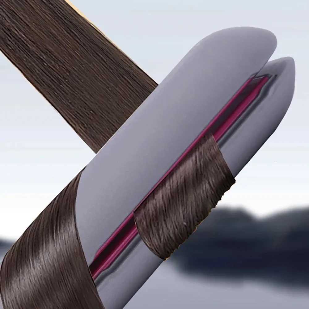 Kemei Ceramic Flat Iron Professional for Less Frizz Hair Straightener Smooth Finish Floating Plates Styling Tool Quick Heat Up W250814