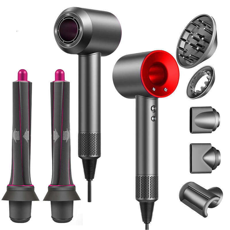 7-In-1 Curling-Iron Home Use Negative-Ion Care Quick-Dry Silent High-Speed Multi-Function Hair Dryer