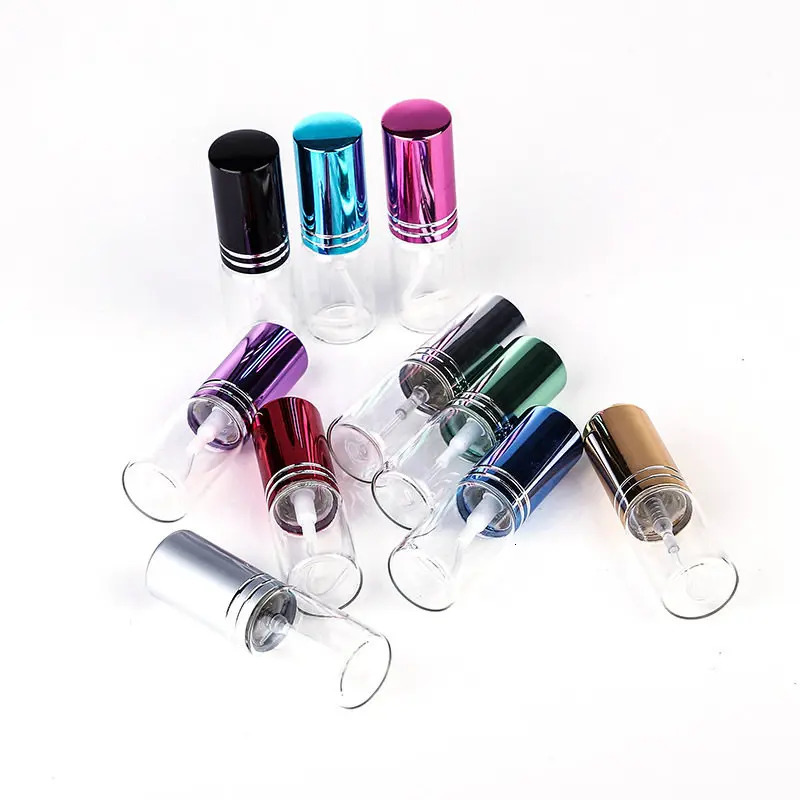 20pcslot 5ml 10ml Travel Portable Perfume Bottle Spray Bottles sample empty containers atomizer Mini refillable bottles 250813