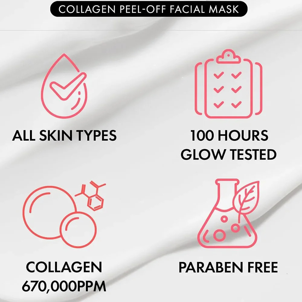 Real Collagen Fit Collagen Wrapping Mask Collagen 670000ppm Peel Off Facial Mask for elasticity Hydrating Glow Glass Skin 250807