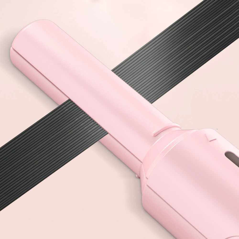 Small Hair Straightener Curler USB Rechargeable 180 Constant Temperature Wireless Flat Iron For Travel Straightening Irons W250814