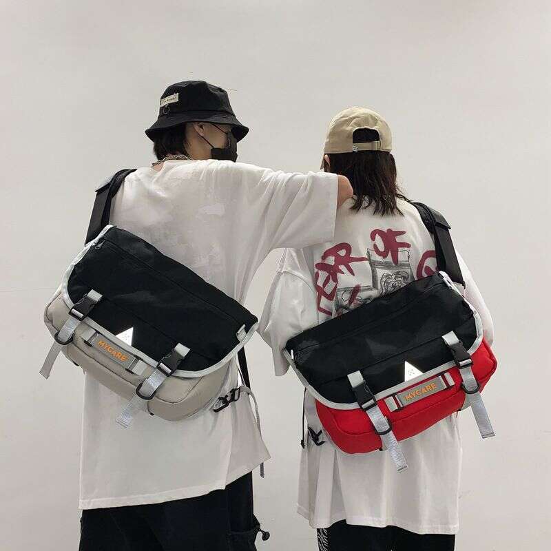 Crossbody For Men Unique New Korean Style Fashionable Trendy Casual Shoulder Bag, Functional Messenger Bag