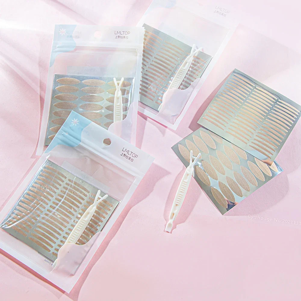 120pcs/bag Stickers Double Eyelid Sticker Eye Lift Lace Adhesive Tape Eyelid Lift Band Invisible Eyelid Tape Makeup Sticker Tool 250811