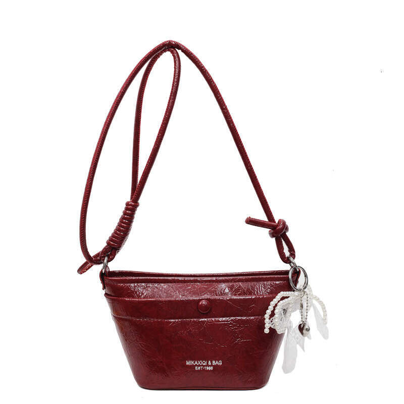 Korean 2025 New Style Small for Women, Niche Solid Color Lightweight Crossbody Bucket Bag, Versatile Bag Women, ,