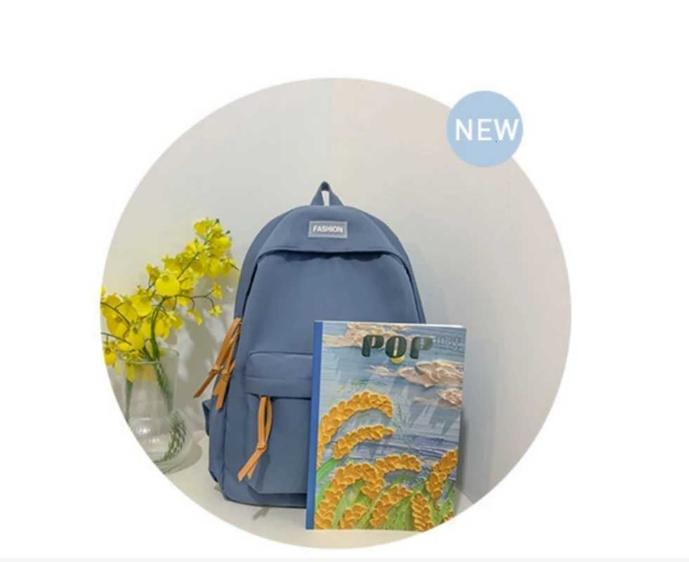 Custom Backpack Personalized Name Women Cartoon Student Schoolbag Large Capacity Travel Bag Solid Color Fashion Backpack XJ250814