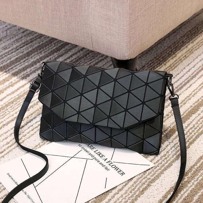City Bag Fashion Women Geometric Messenger Korean Style Single One Shoulder Bag Office Lady Versatile Hand Bag
