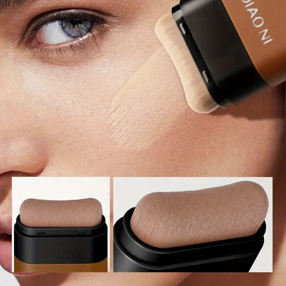 Foundation stick with brush concealer to brighten skin tone and last for a long time without makeup foundation 250813