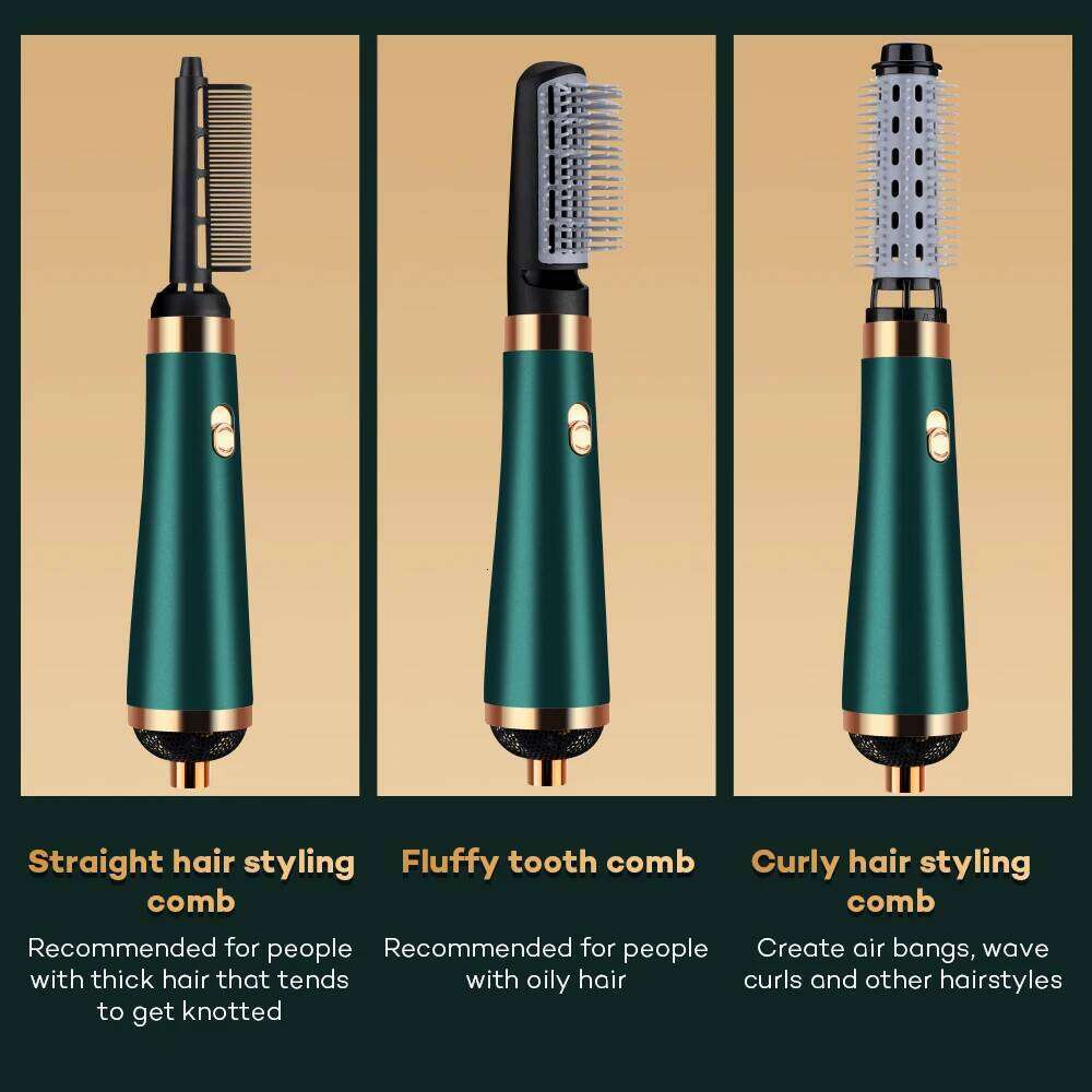 NEW Comb Hot Air For Roller Blow Dryer Ionic Straightening Brush Quick Dry Hair Curler Curling Iron