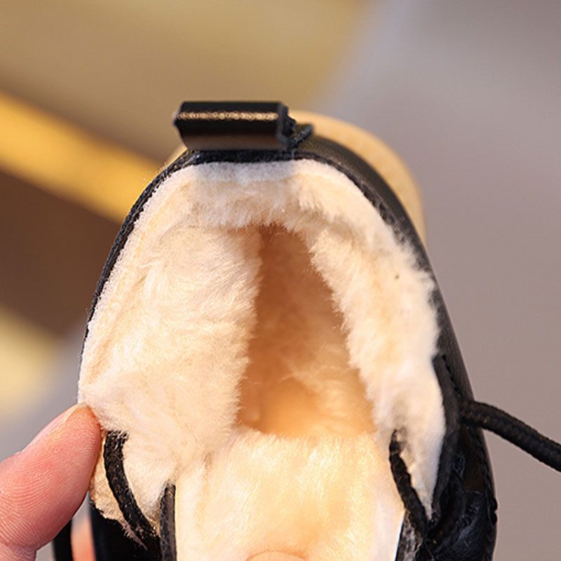 Toddlers Kids Winter Boots Infant Warm Thick Cotton Boys Girls Snow Boots Kidsnest Little Baby Leather Cotton Boots Fashion Soft Sizes Sizes US1C-US5C