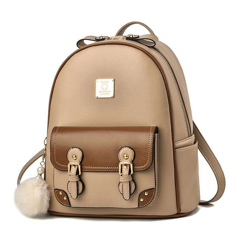 Women's 2025 New Simple Atmosphere Students Korean Version Backpack Leisure Travel Bag