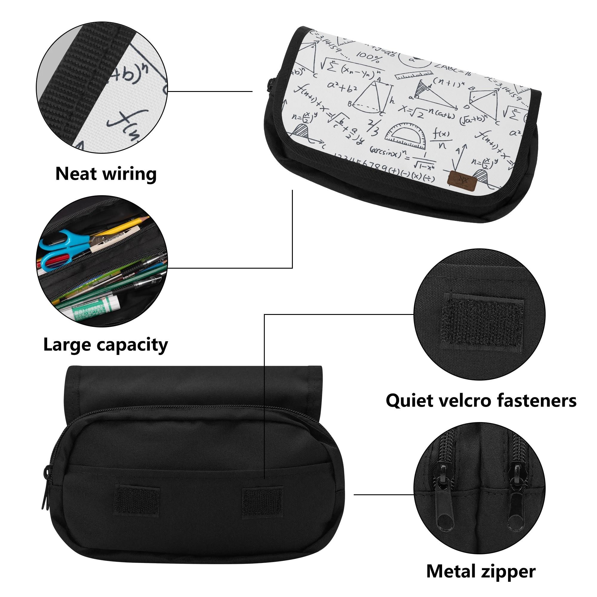 NXY high quality Double Layer Pencil Cases men Luxury bag cosmetic bag makeup bag ladies luxury designer toiletrys bags Fashion all-match handbags