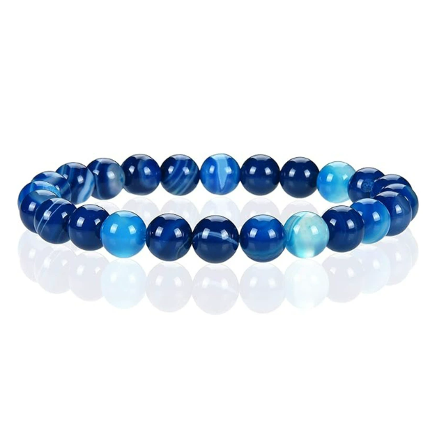 Beaded Charm Bracelets Beaded 8Mm Women Men Designer Strand Bracelets Luxury Natural Stone Healing Crystal Stretch Bracelet Gemstone Round