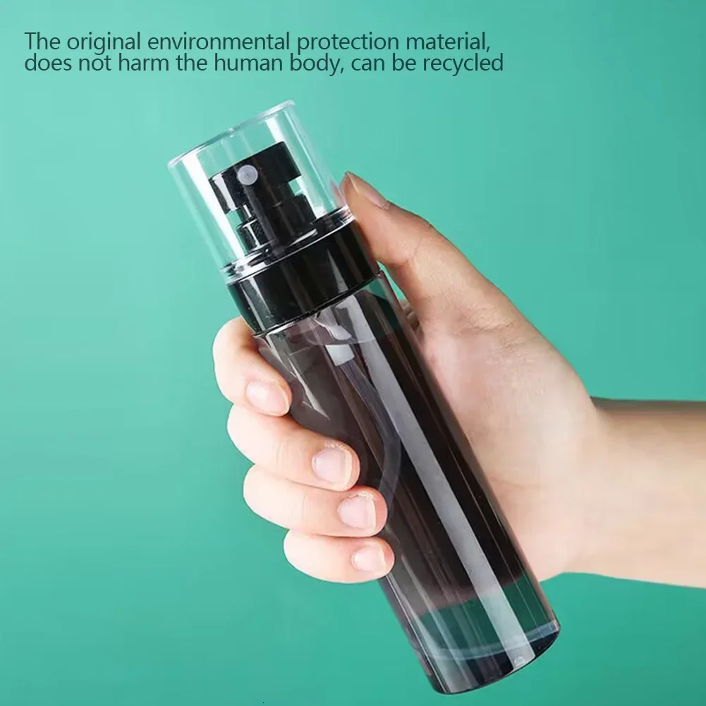 306080100ml Refillable Spray Bottles Alcohol Atomizer Mini Fine Mist Liquid Container For Skin Care Makeup Travel Accessories 250813