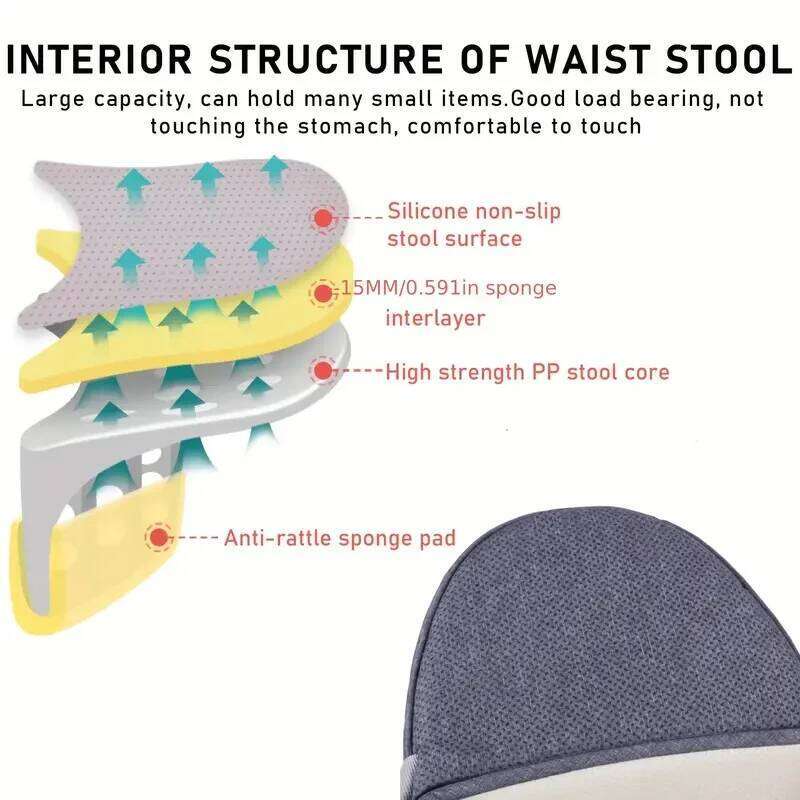 Baby Adjustable Waistband Ergonomic Lightweight Collapsable Hipseat Carrier Portable Pocket