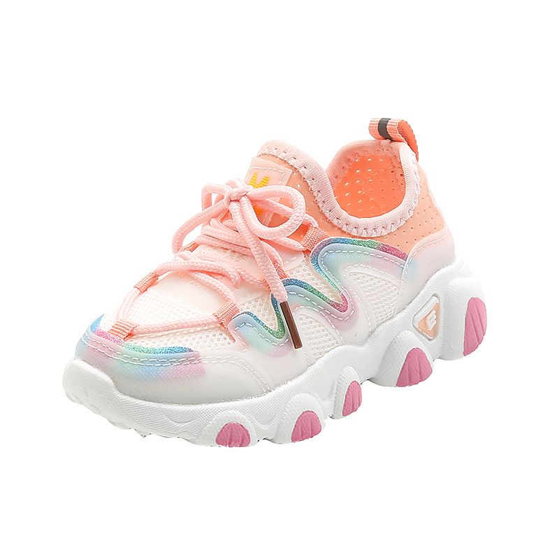 Children's Sports Shoes for Toddlers Boys Girls Little Kids Running Sneakers Kidsnest Mesh Breathable Soft Fashion Classic Casual Shoes Size 21 -